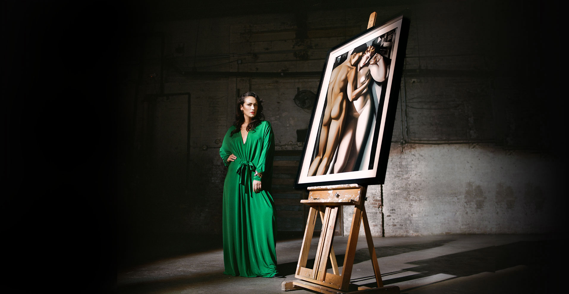 Portrait of Eden Espinosa as Tamara de Lempicka